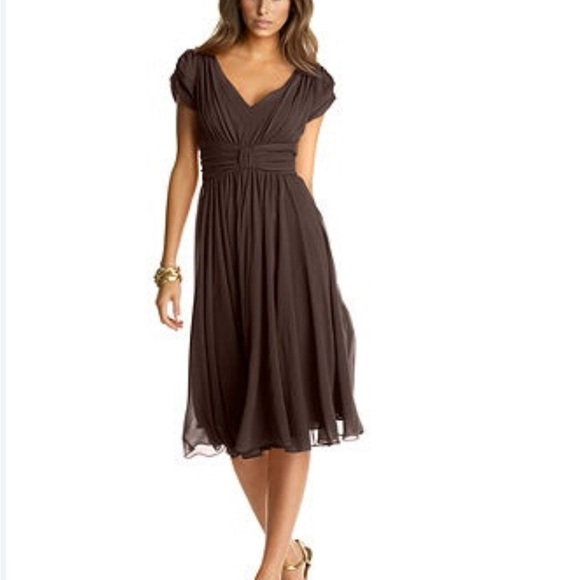 Suzi Chin for Maggy Boutique Dresses & Skirts - Suzi Chin for Maggy Boutique Chocolate Midi Dress